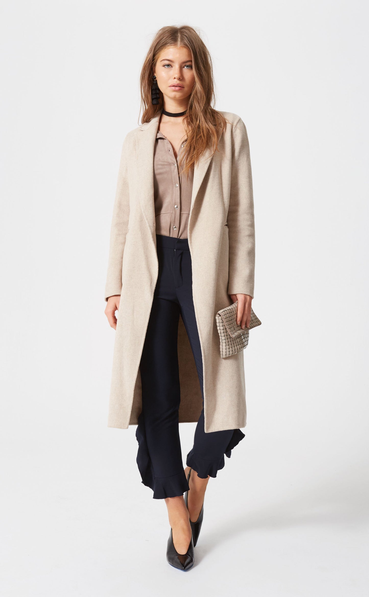 Suede Button Down Top?id=30267172175
