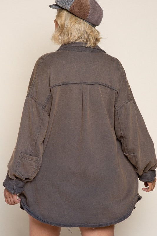 Button Front Closure Jacket