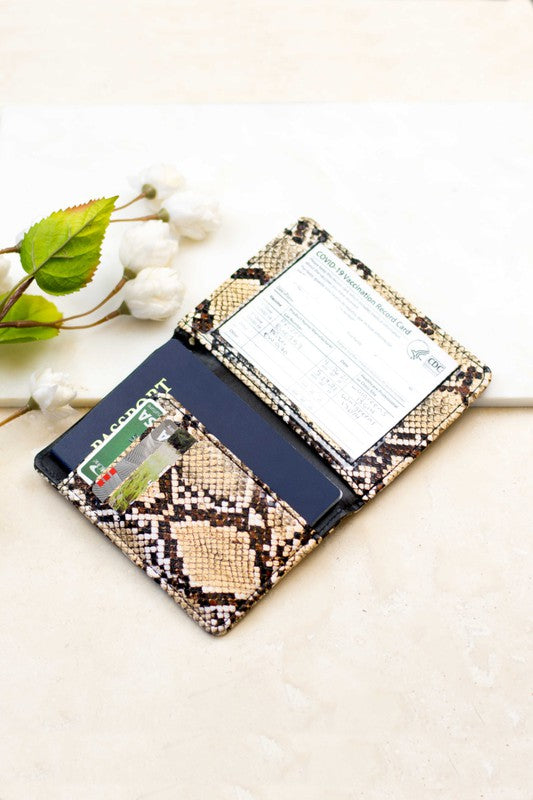 Passport and Vaccine Credit Card Wallet