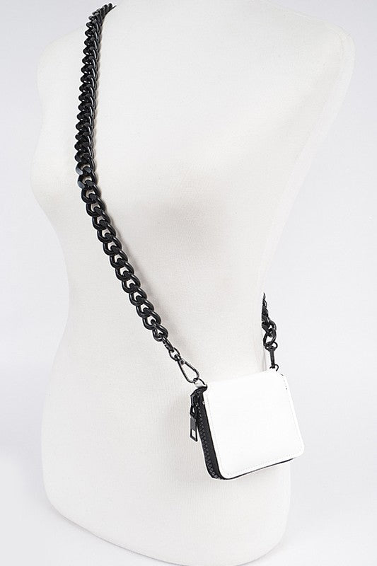 Iconic Chunky Chain Convertible Wallet