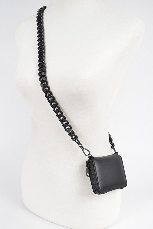 Iconic Chunky Chain Convertible Wallet