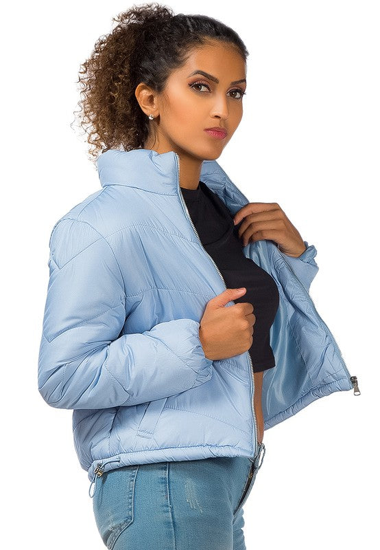 LONG SLEEVES PUFFER JACKET