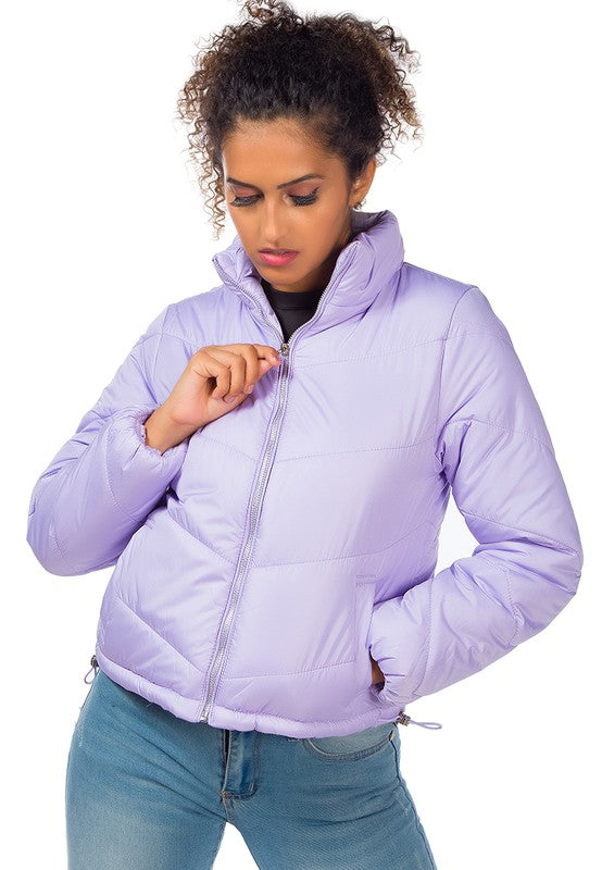 LONG SLEEVES PUFFER JACKET