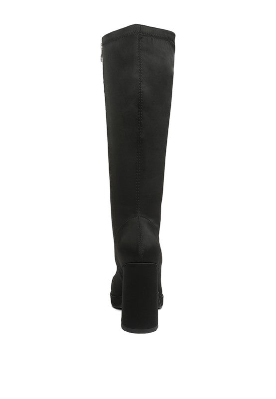 PRESTO Stretchable Satin Long Boot