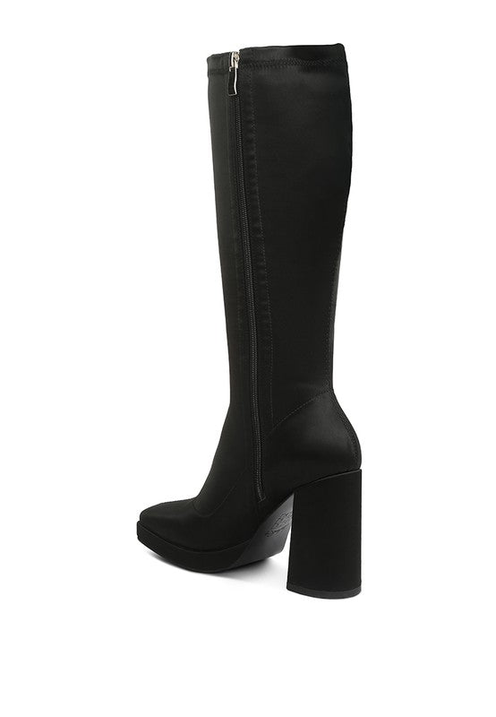 PRESTO Stretchable Satin Long Boot