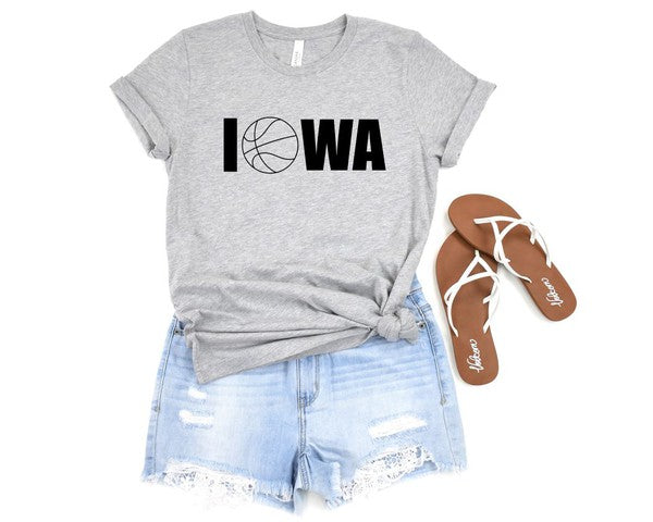 Iowa Basketball Boutique Style Tee