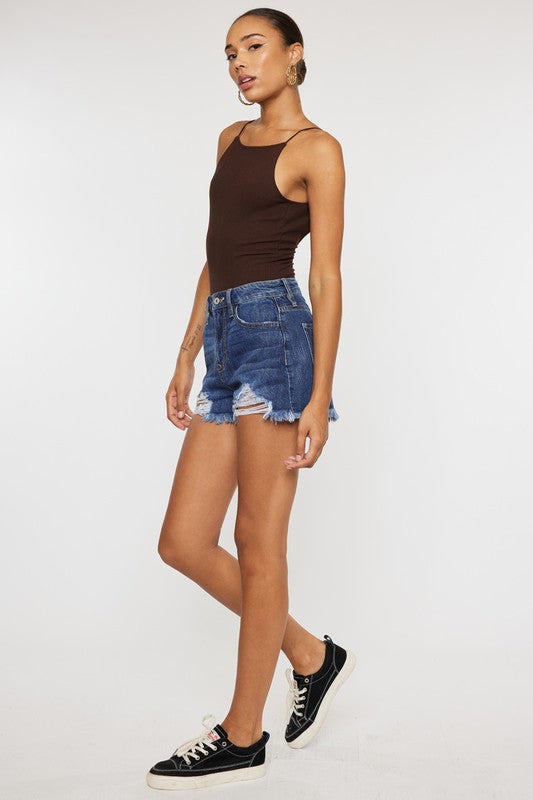 High Rise Mom Shorts - KC9145D