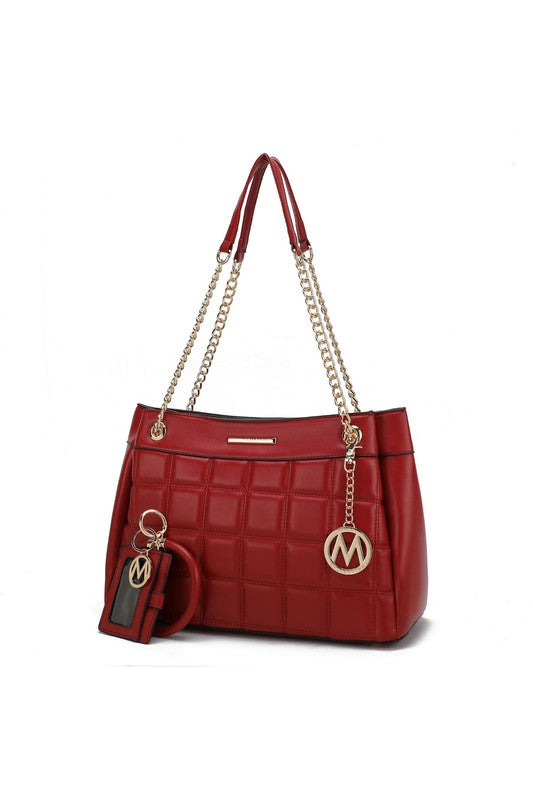 MKF Collection Mabel Quilted Shoulder Bag by Mia K