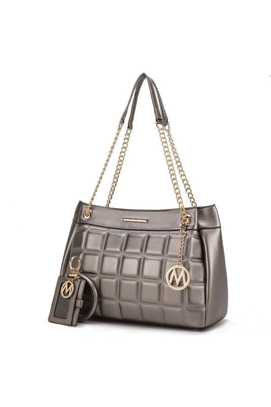 MKF Collection Mabel Quilted Shoulder Bag by Mia K