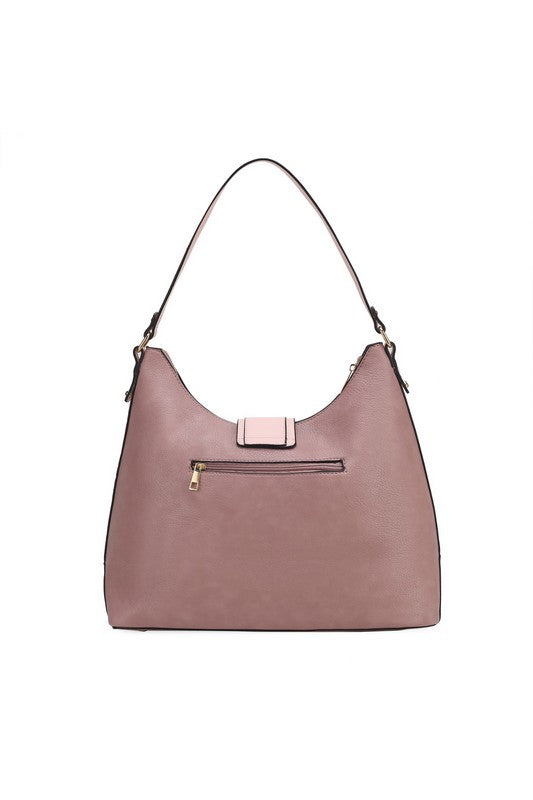 MKF Collection Graciela Color-Block Hobo by Mia k