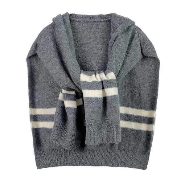 On The Yacht Hoodie Sweater Scarf