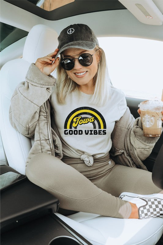 Iowa Good Vibes Boutique Tee