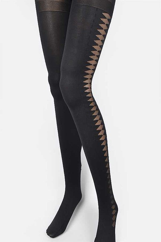 2 Tone Designed Premium Tights