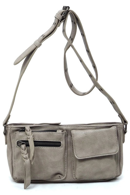 Fashion Buckle Strap Crossbody Bag