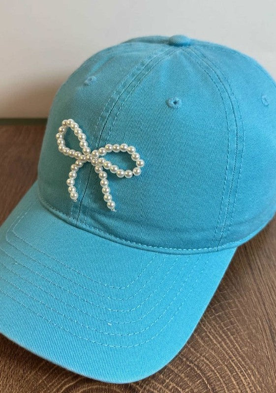 Bow baseball cap