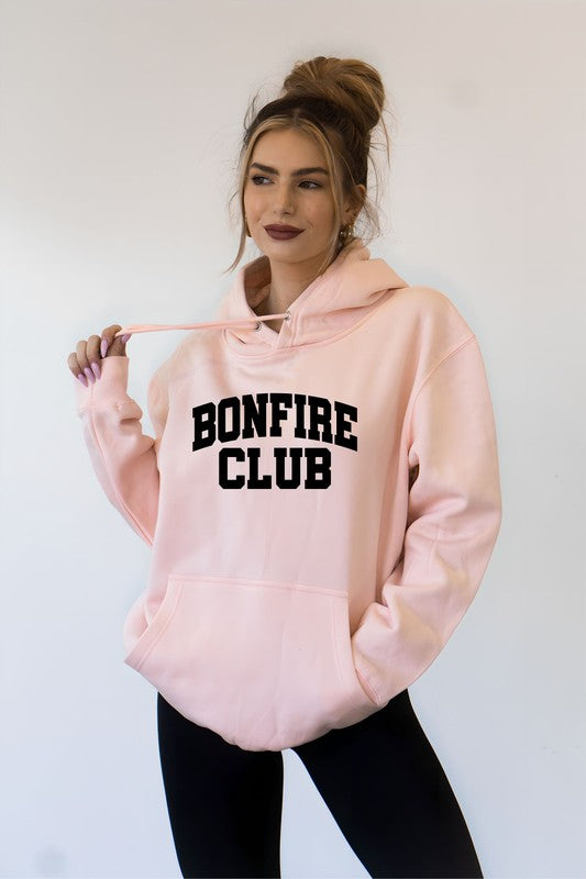 Bonfire Club Graphic Hoodie Sweatshirt