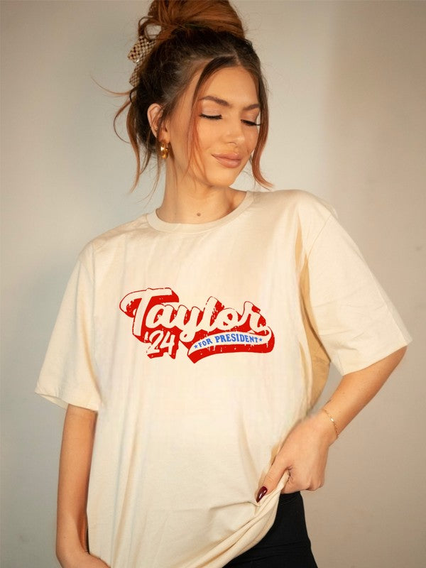 Distressed Taylor 2024 Softstyle Tee