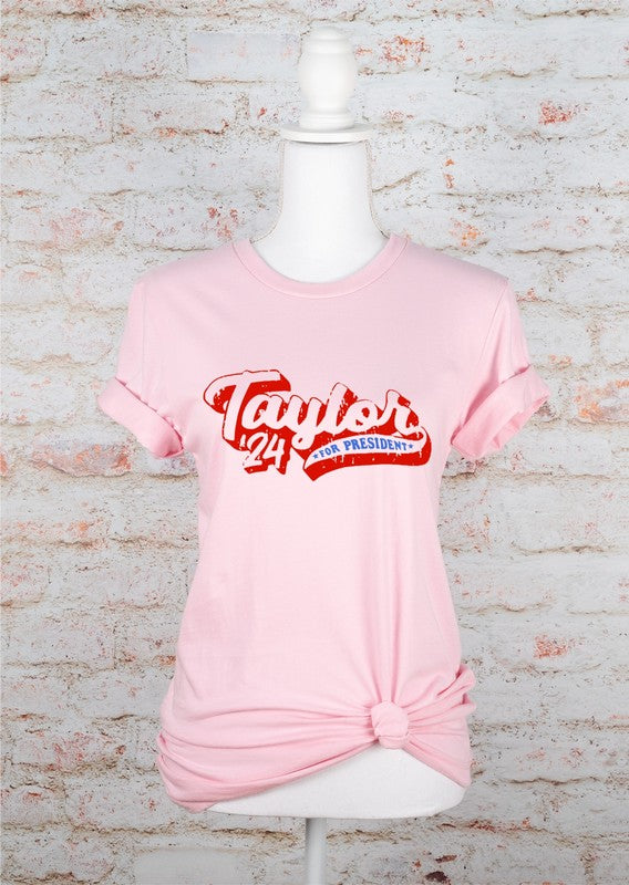 Distressed Taylor 2024 Softstyle Tee