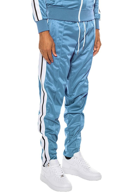 STRIPED TAPE TRACK PANTS