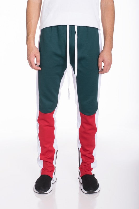 COLOR BLOCK TRACK PANTS