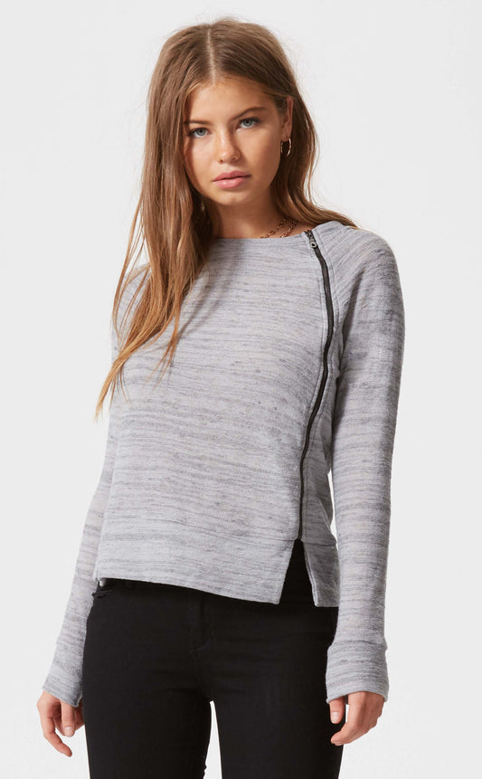 Side Zipped  Sweater