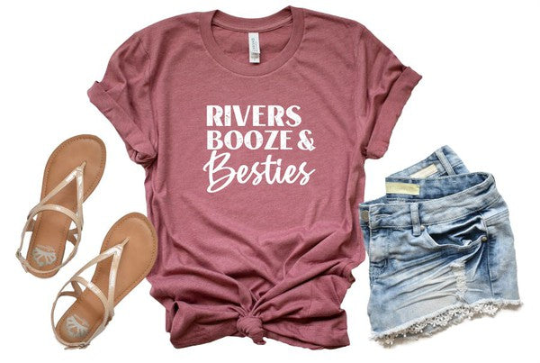 Rivers Booze and Besties Graphic Tee