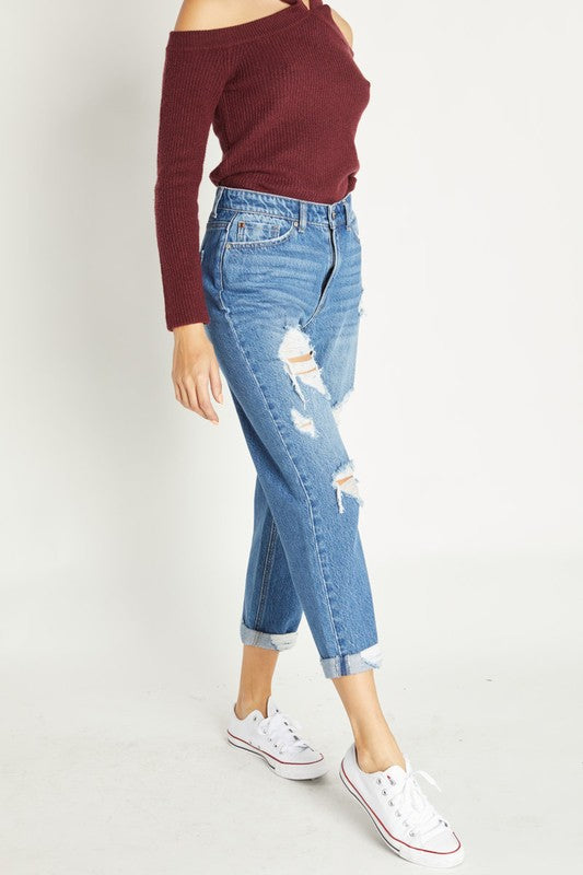 Super High Rise Relaxed Mom Jean