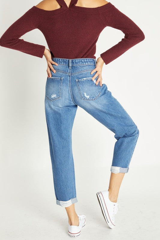 Super High Rise Relaxed Mom Jean