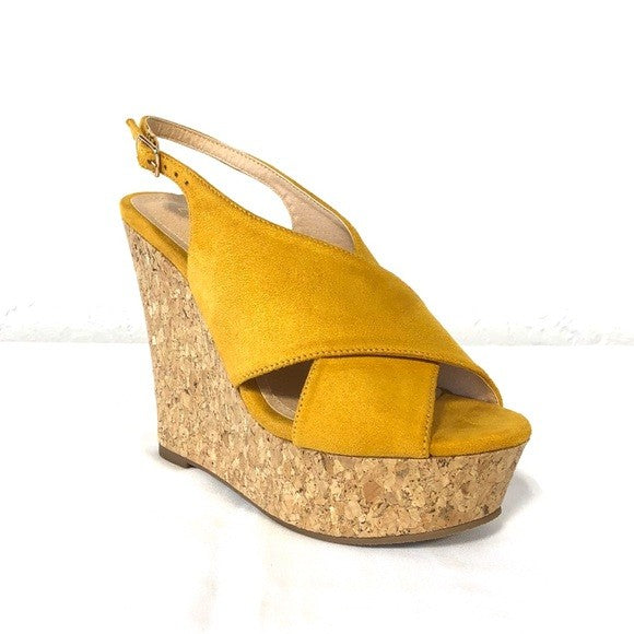 Liliana Anneka Yellow Wedges