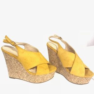 Liliana Anneka Yellow Wedges