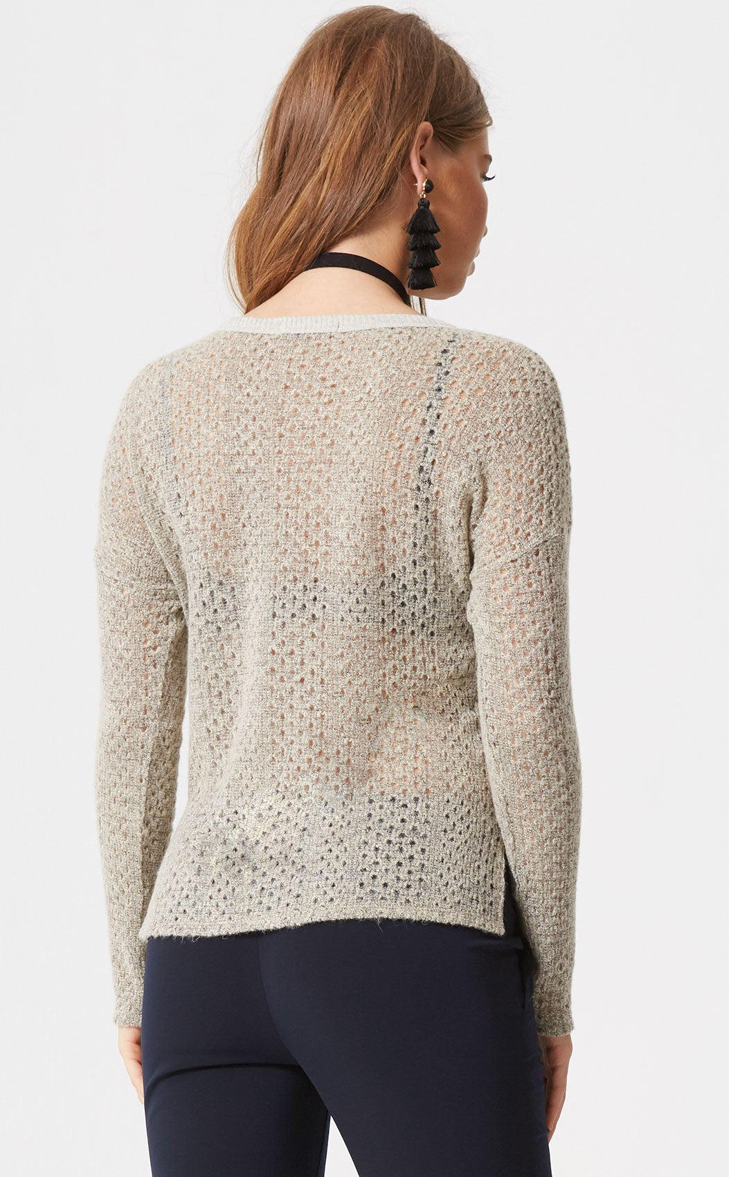 Round Neck Long Sleeve Sweater