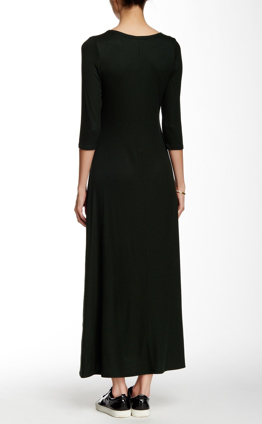 3/4 Sleeve Maxi Dress