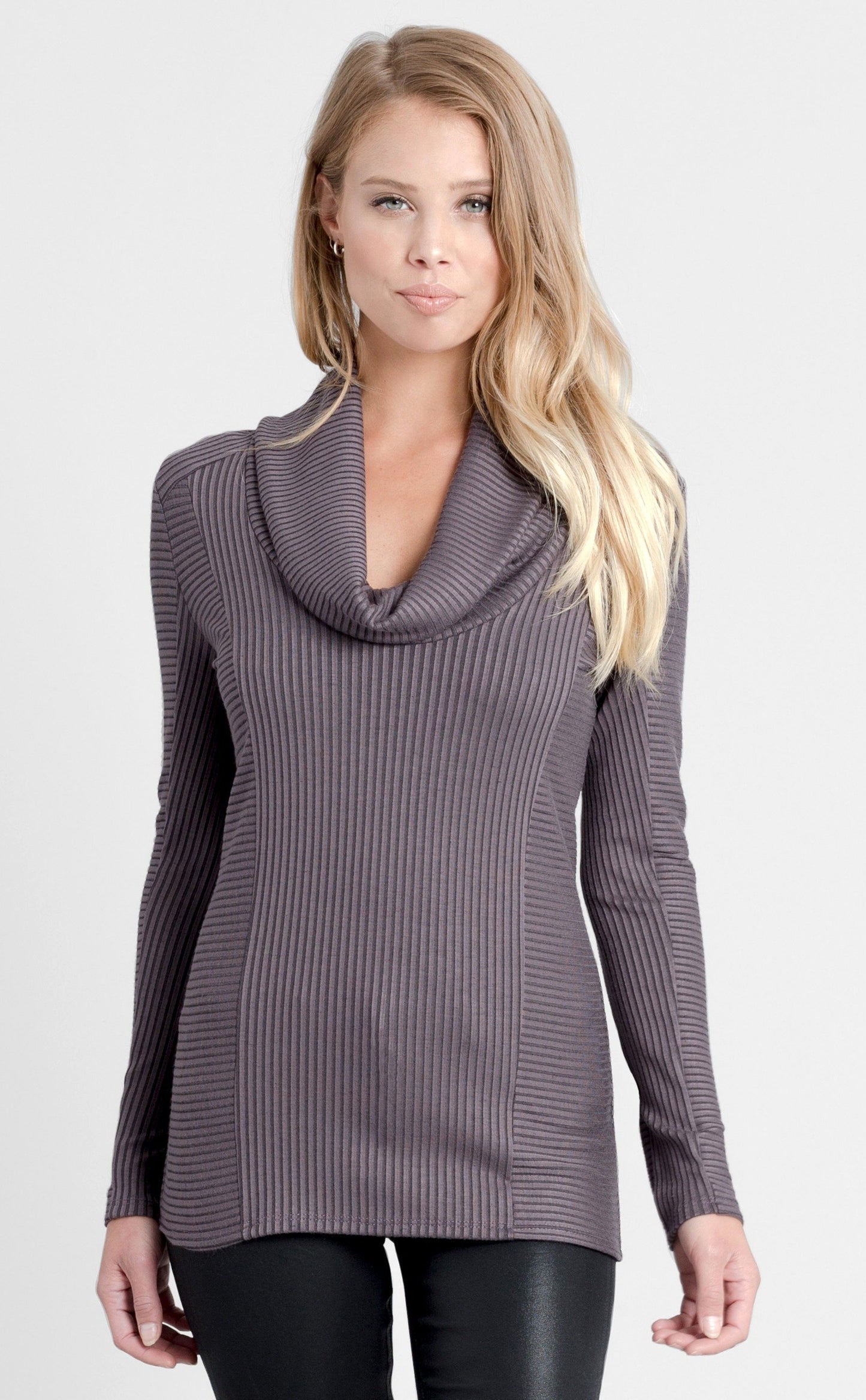 Long Sleeve Cowl Neck Top