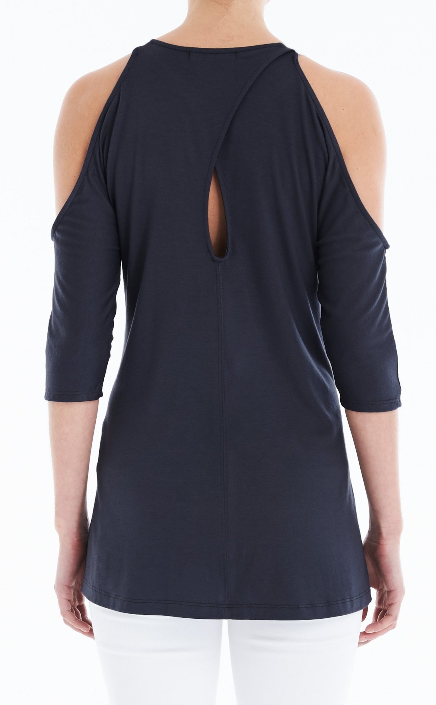 3/4 Sleeve Keyhole Top?id=1811885490212